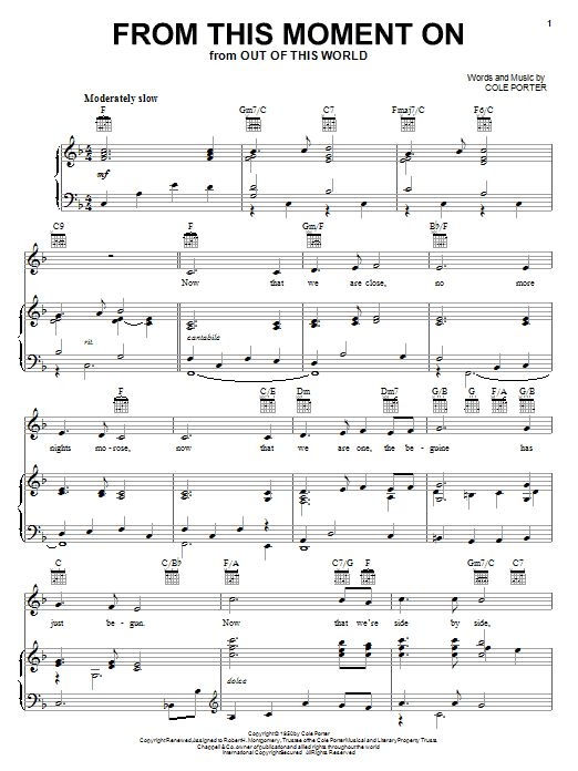 Produktbild zu: From This Moment On (from Kiss Me, Kate)