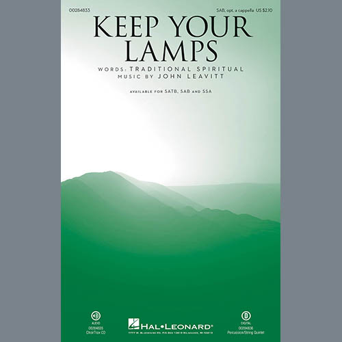 cover: Keep Your Lamps Trimmed And Burning, John Leavitt, Chor