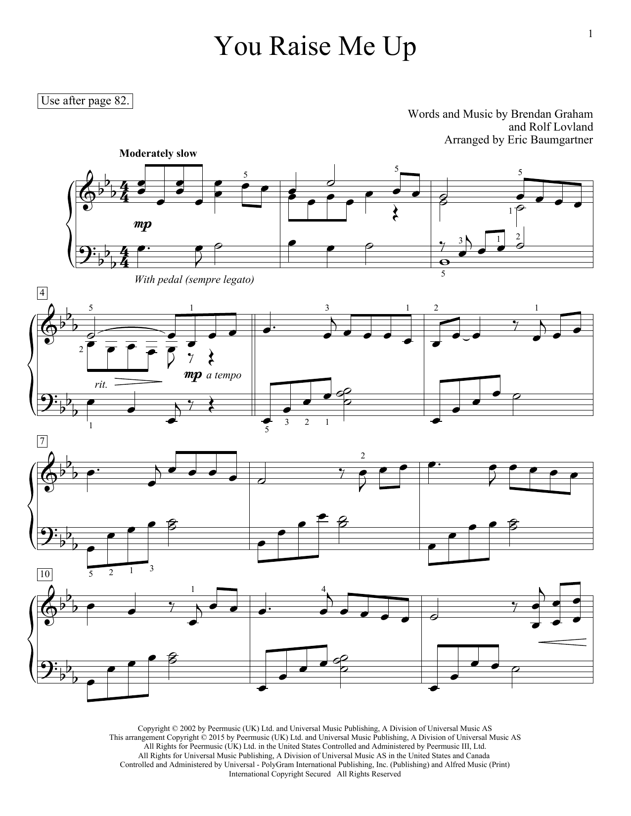 Produktbild zu: You Raise Me Up