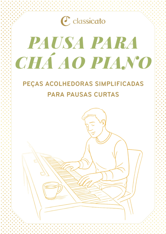 Produktbild zu: Pausa para chá ao piano - Peças acolhedoras simplificadas para pausas curtasFelix Mendelssohn Bartholdy / Frank Bridge / Edward Elgar / John Field / Henry Purcell
