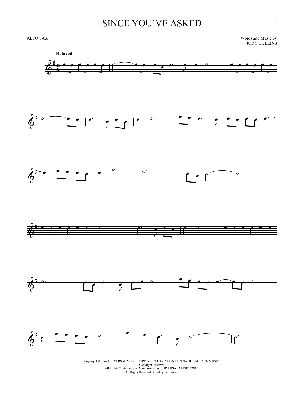 Product gallery: Page 1 of 1 Since You've Asked, Judy Collins