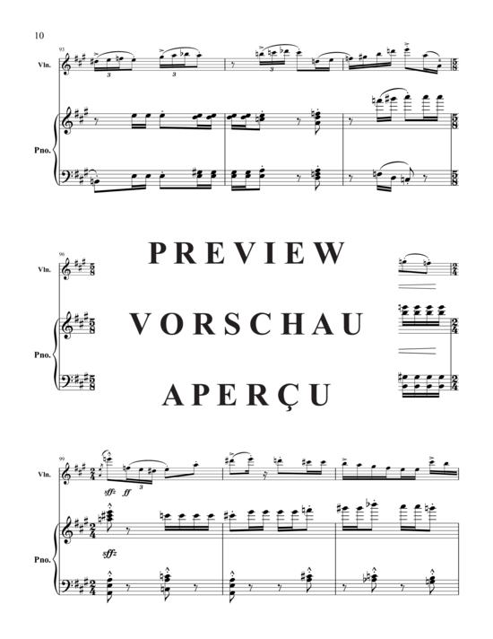 Product gallery: Page 13 of 21 Triptych for Violin and Piano , , (violin and piano)