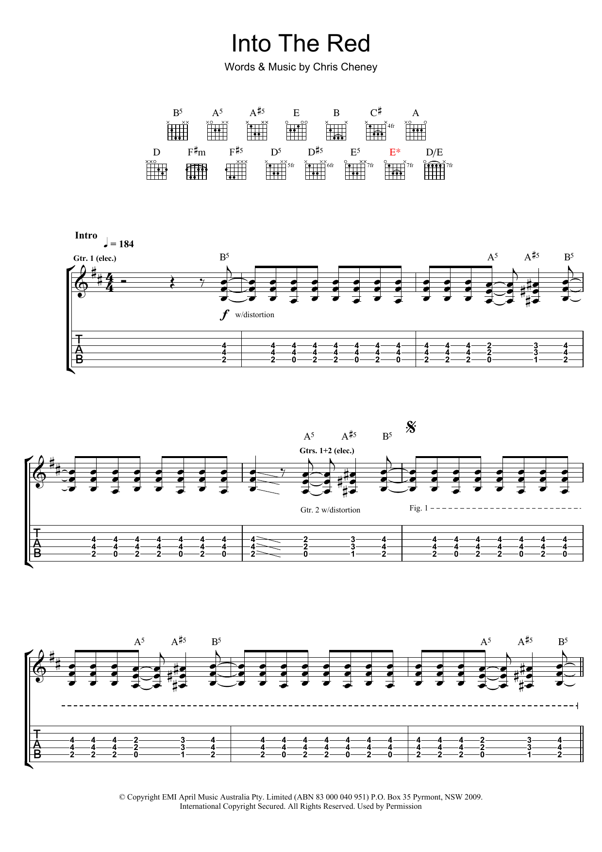 Product gallery: Page 1 of 1 Into The Red, The Living End