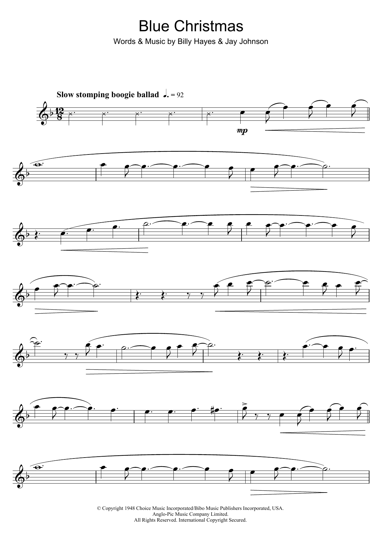 Product gallery: Page 1 of 1 Blue Christmas, Elvis Presley