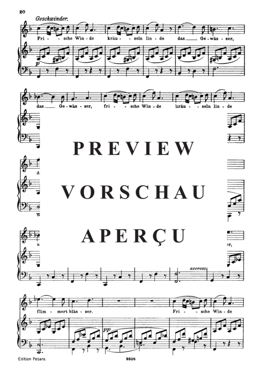 Product gallery: Page 3 of 4 Erlafsee D.586, , High Voice and Piano