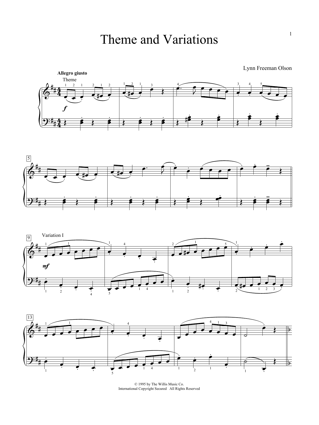 Produktbild zu: Theme And Variations