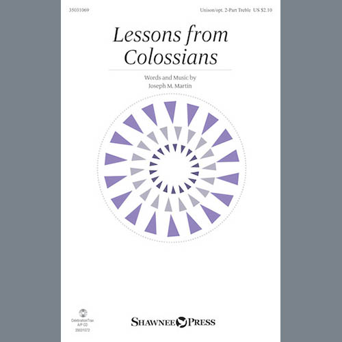 cover: Lessons From Colossians, Joseph M. Martin