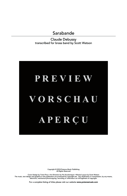 gallery: Sarabande, , (Brass Band)