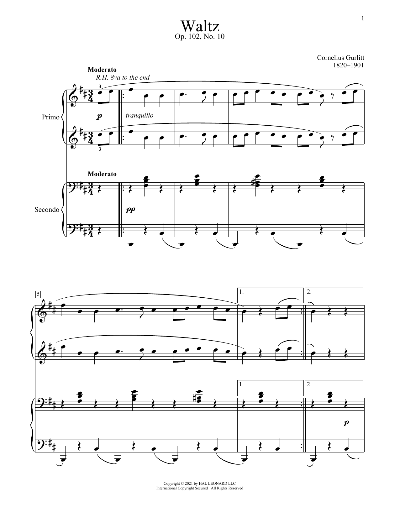Product picture to: Waltz, Op. 102, No. 10