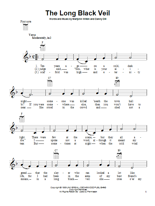 Product gallery: Page 1 of 1 The Long Black Veil, Lefty Frizzell