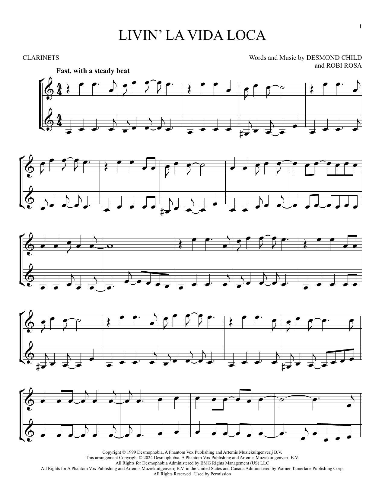 Product gallery: Page 1 of 1 Livin' La Vida Loca, Ricky Martin