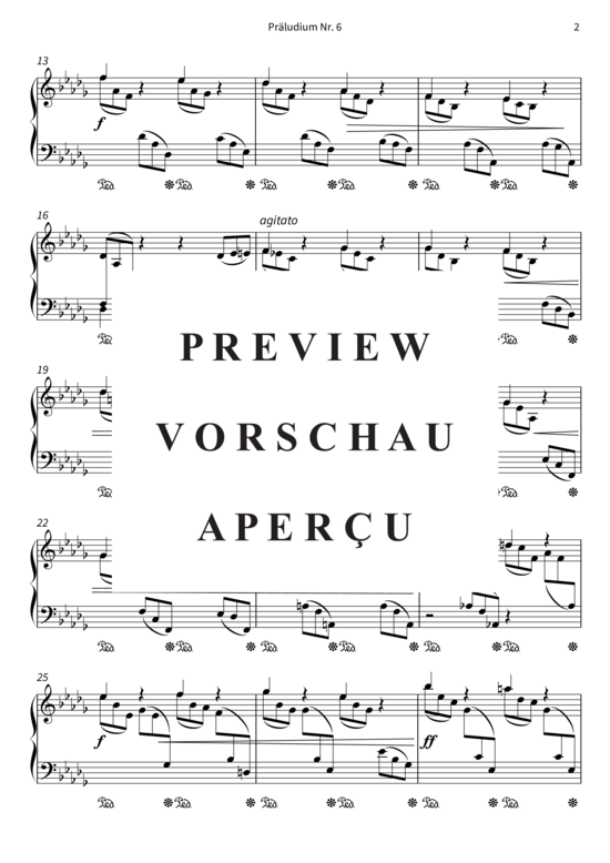 Product gallery: Page 5 of 8 Präludium Nr. 6 (Aus Acht Präludien op. 12) , , Piano Solo