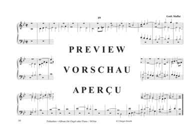 gallery: Präludien =Album für Orgel oder Piano , , (B-Dur)