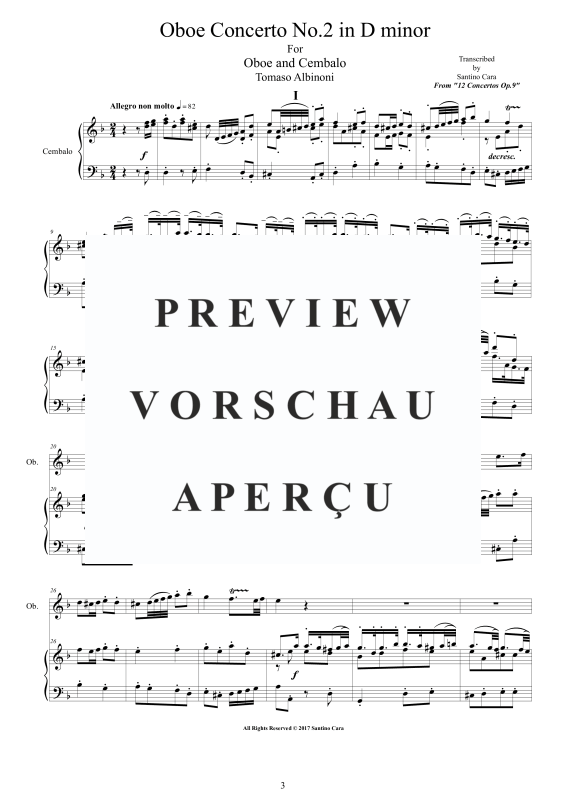 Product gallery: Page 4 of 11 Four Concertos Op.9, , Oboe and Harpsichord/Piano