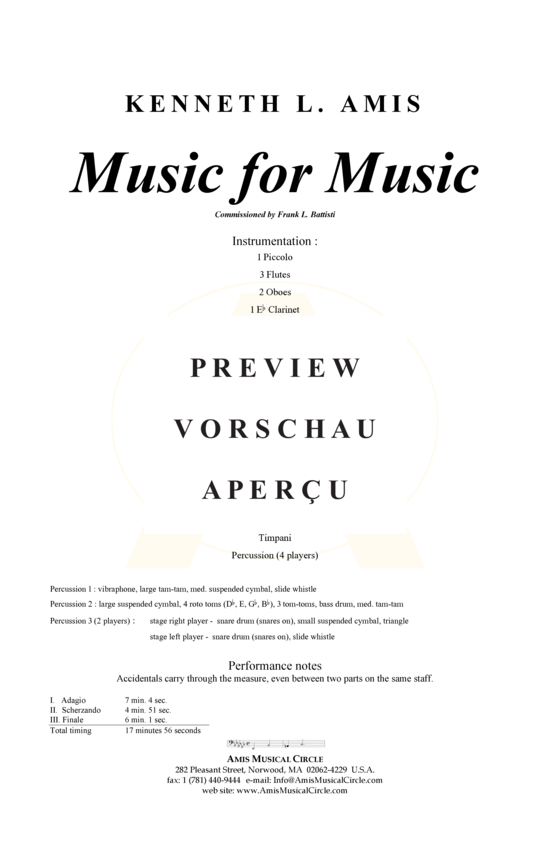 Produktgalerie: Seite 3 von 21 Music for Music , , (Concert Band)