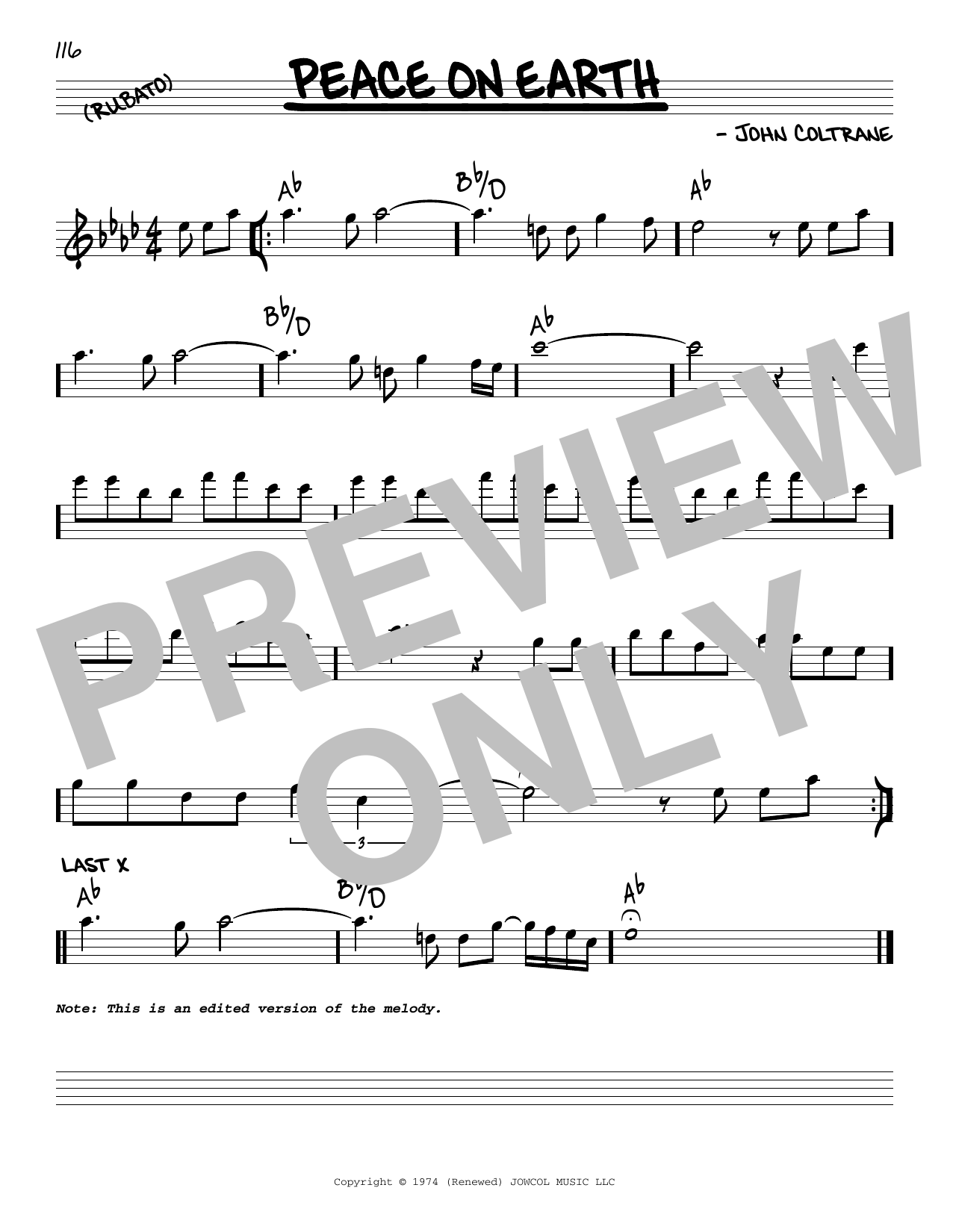 Produktbild zu: Peace On Earth
