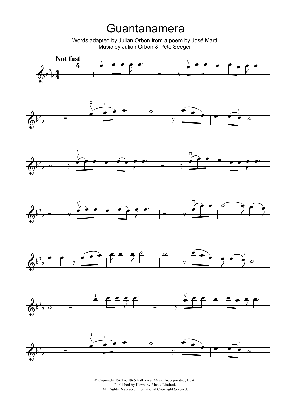 Product gallery: Page 1 of 1 Guantanamera, Pete Seeger