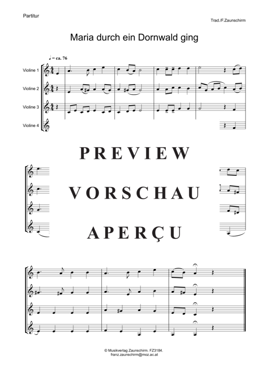 Maria durch ein Dornwald ging 