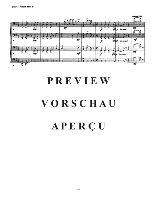 Product gallery: Page 18 of 21 Navigating the Noland Trail , , (Tuba Quartett EETT)