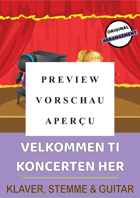 Produktgalerie: Seite 2 von 6 Velkommen Til Koncerten Her, , (Gesang + Klavier, Gitarre)