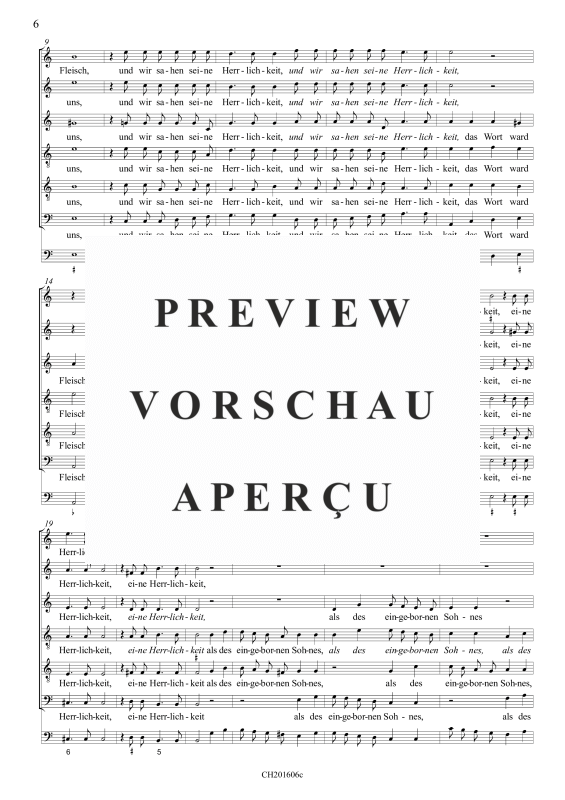 gallery: Das Wort ward Fleisch, , (Gemischter Chor 6-stimmig)