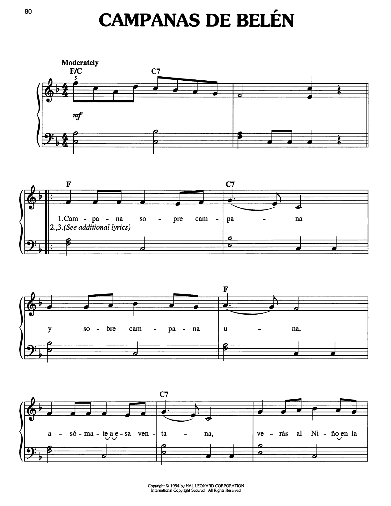 Produktbild zu: Campanas De Belen