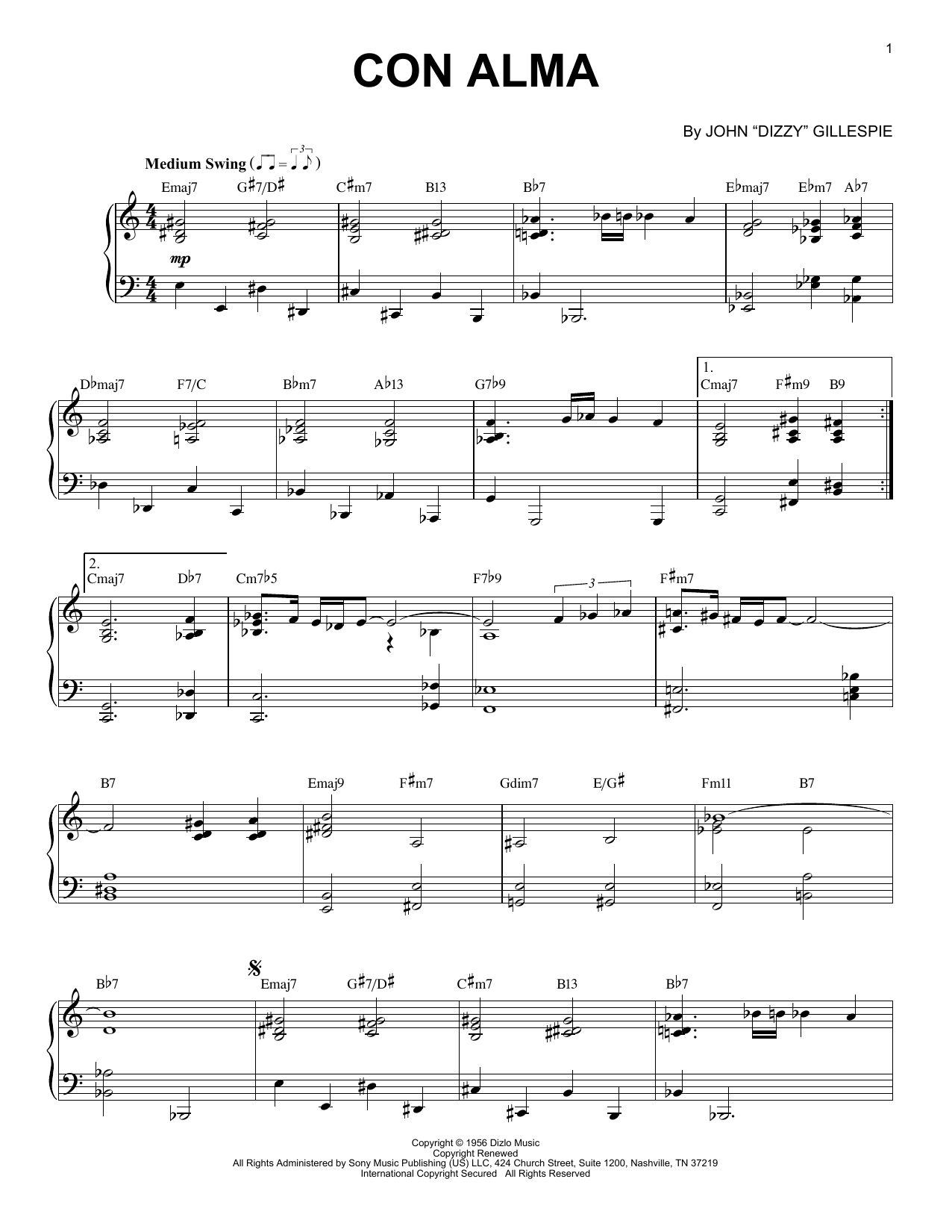 Product picture to: Con Alma (arr. Brent Edstrom & Jim Sodke)