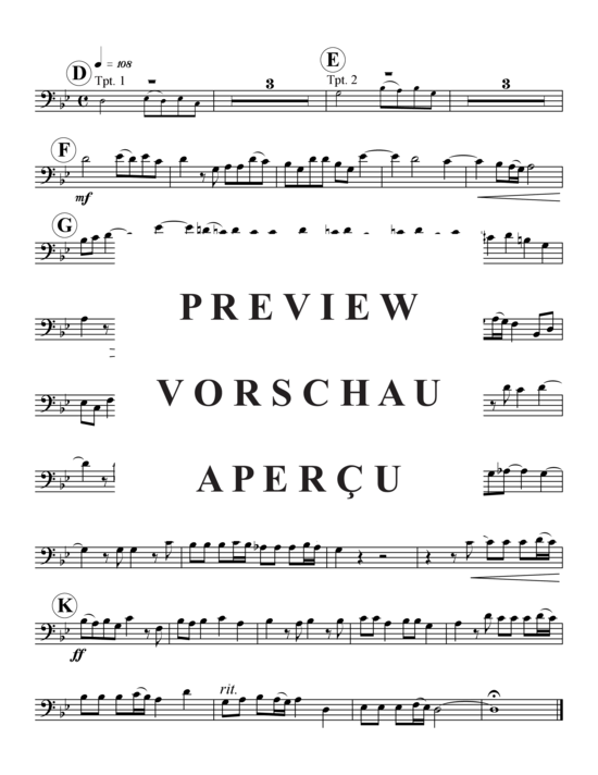 Produktgalerie: Seite 13 von 15 Prelude und Fuge in G-Moll  , , (2x Tromp in B, Horn/Pos, Pos)