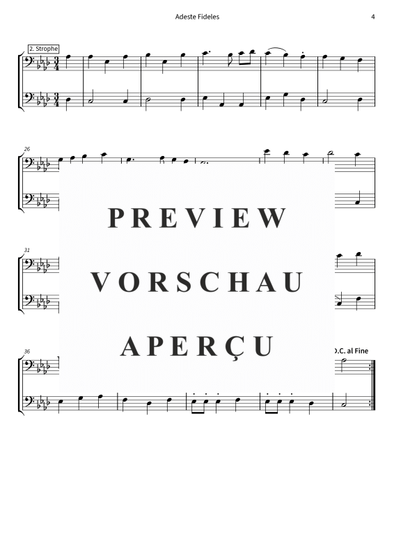 Product gallery: Page 6 of 8 Adeste Fideles - aus dem Album Barock und Jazz zum Fest, , (Duet 2x trombone)