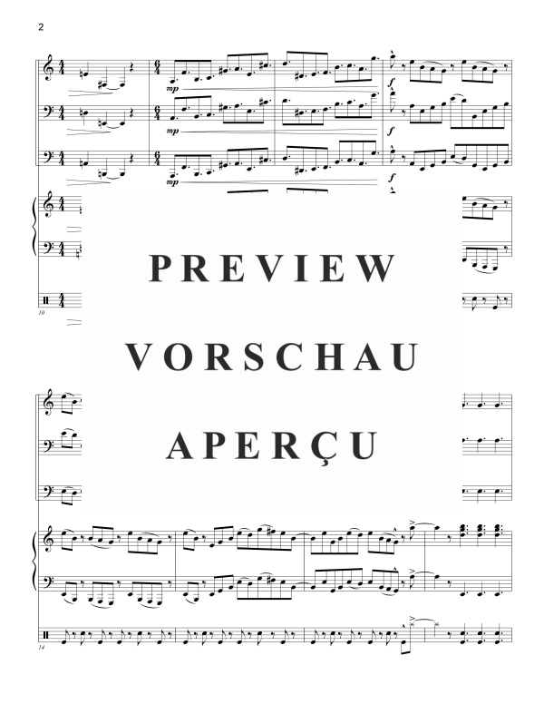 Produktgalerie: Seite 6 von 11 Intrepideedoodah, , (Ensemble Trompete, Euphonium, Tuba, Klavier und Drum Set)