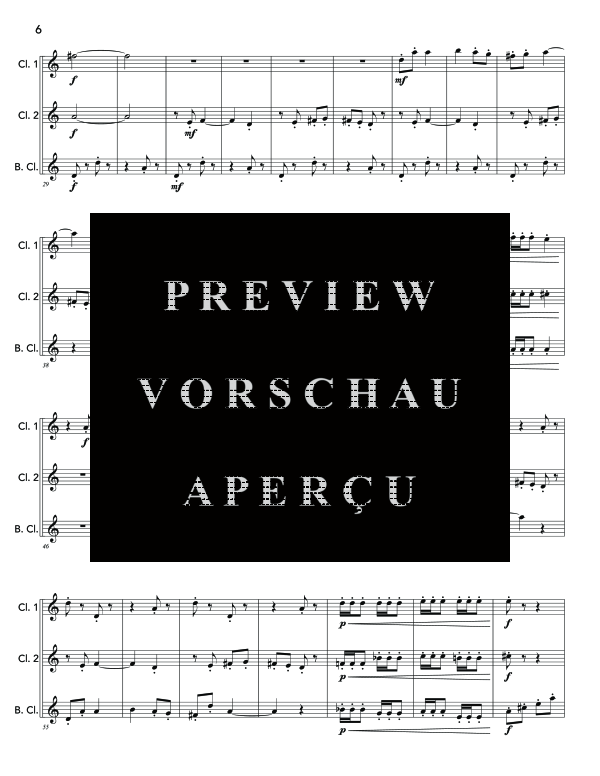 Product gallery: Page 10 of 11 When The Mood Takes You, , (Clarinet Trio)