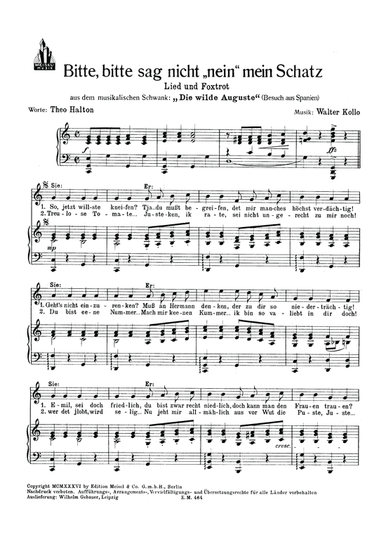 Produktbild zu: Bitte, bitte sag nicht nein mein Schatzaus: Die wilde Auguste (Film)