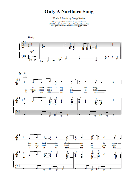 Product picture to: Only A Northern Song
