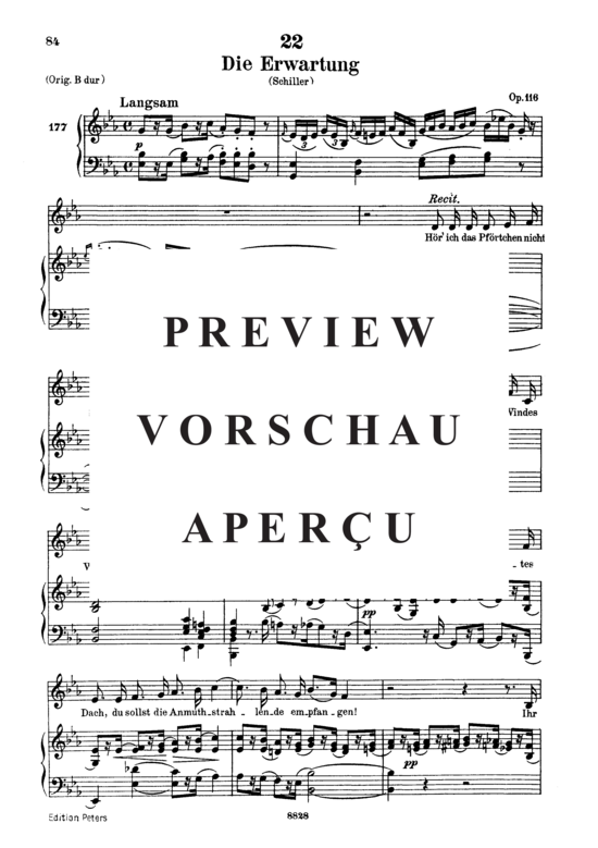 gallery: Die Erwartung D.159 , , (Gesang tief + Klavier)
