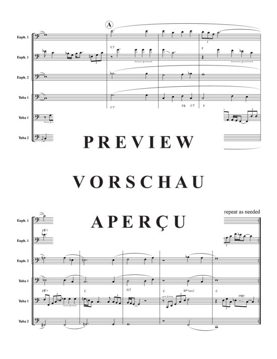Product gallery: Page 8 of 21 Mardi Gras Collection zur Faschingszeit , , (Tuba Quartet: 2x Baritone, 2xTuba)