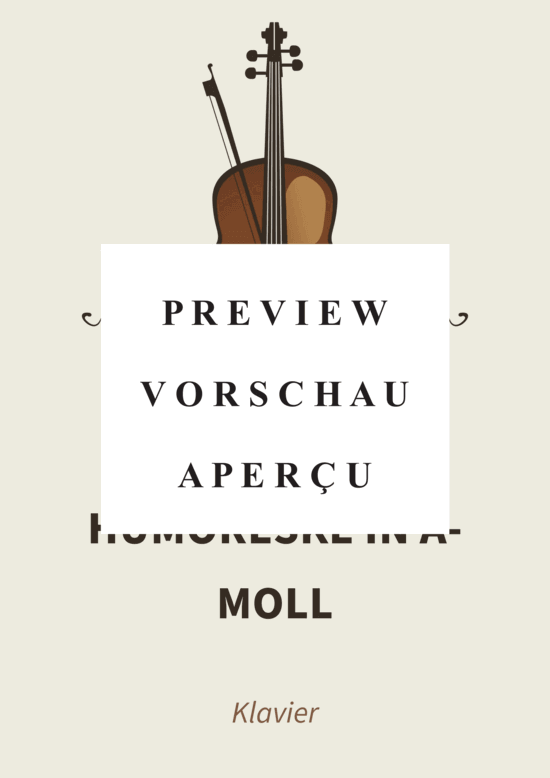 Product gallery: Page 2 of 10 Humoreske in a-Moll - op. 101 Nr. 5, Vivace , , Piano Solo