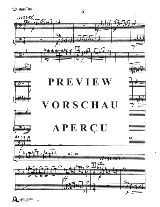 Produktgalerie: Seite 12 von 14 6 Preludes , , (Tuba Duett für Euphonium + Tuba)