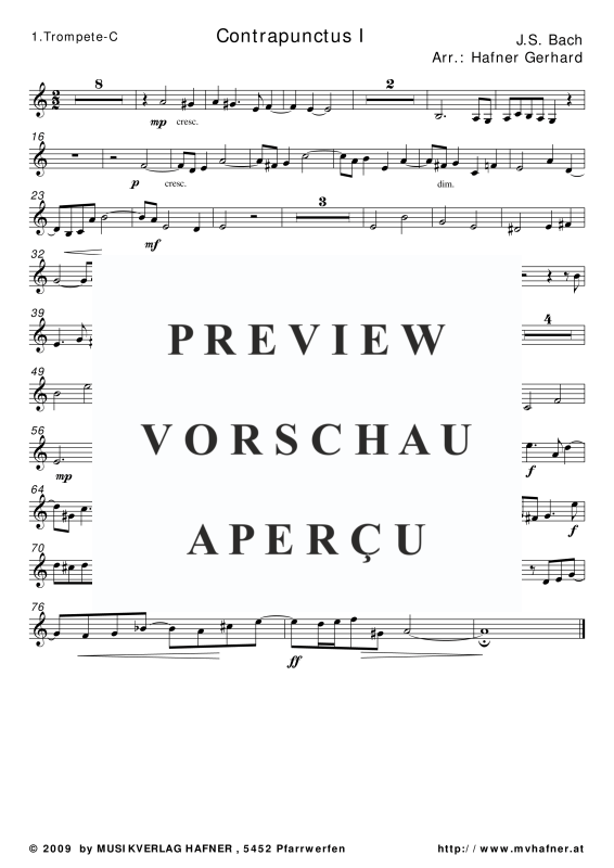 gallery: Contrapunctus I, , (Blechbläser Quintett)