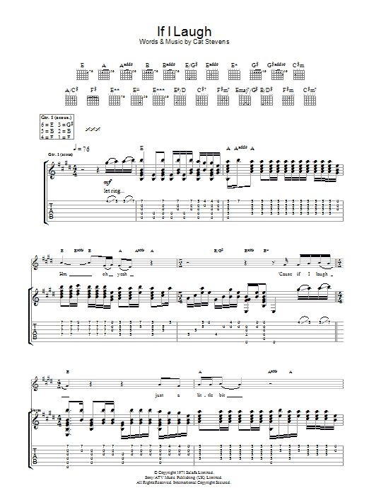 Product gallery: Page 1 of 1 If I Laugh, Cat Stevens