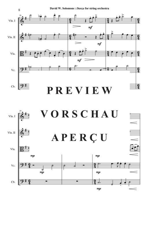 Product gallery: Page 9 of 21 Danza , , (string orchestra)