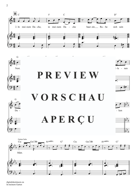 Product gallery: Page 3 of 11 In Meinem Garten, Mey, Reinhard, Gesang mit Klavierbegleitung