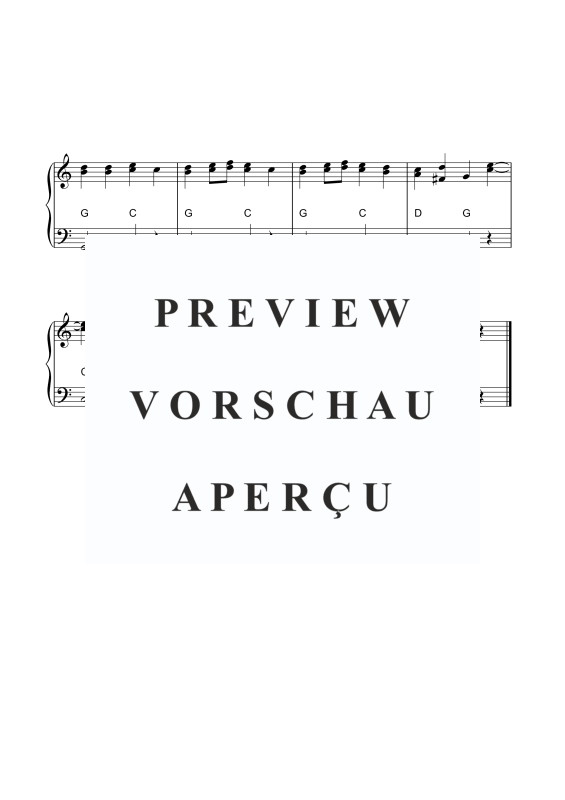 Produktgalerie: Seite 3 von 3 Europahymne - Ode an die Freude, , Akkordeon Solo