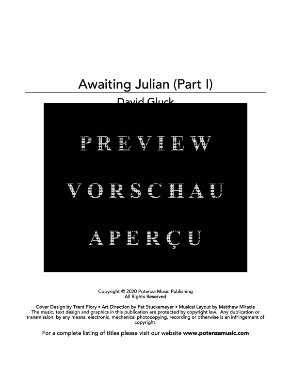 Product gallery: Page 3 of 11 Awaiting Julian (Part I), , (Trombone quartet)