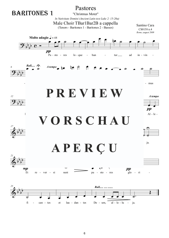 Produktgalerie: Seite 7 von 9 Pastores - Christmas Motet, , Männerchor