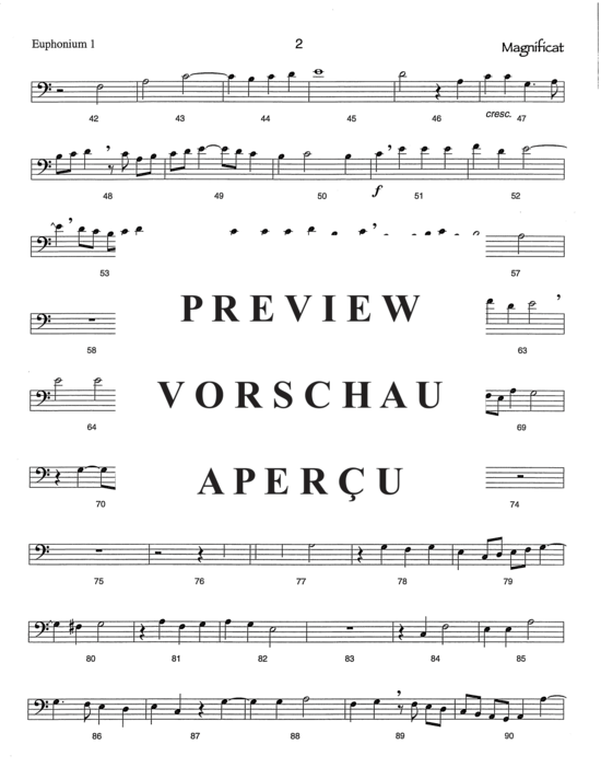 Produktgalerie: Seite 18 von 21 Magnificat , , (Tuba Quartett EETT)