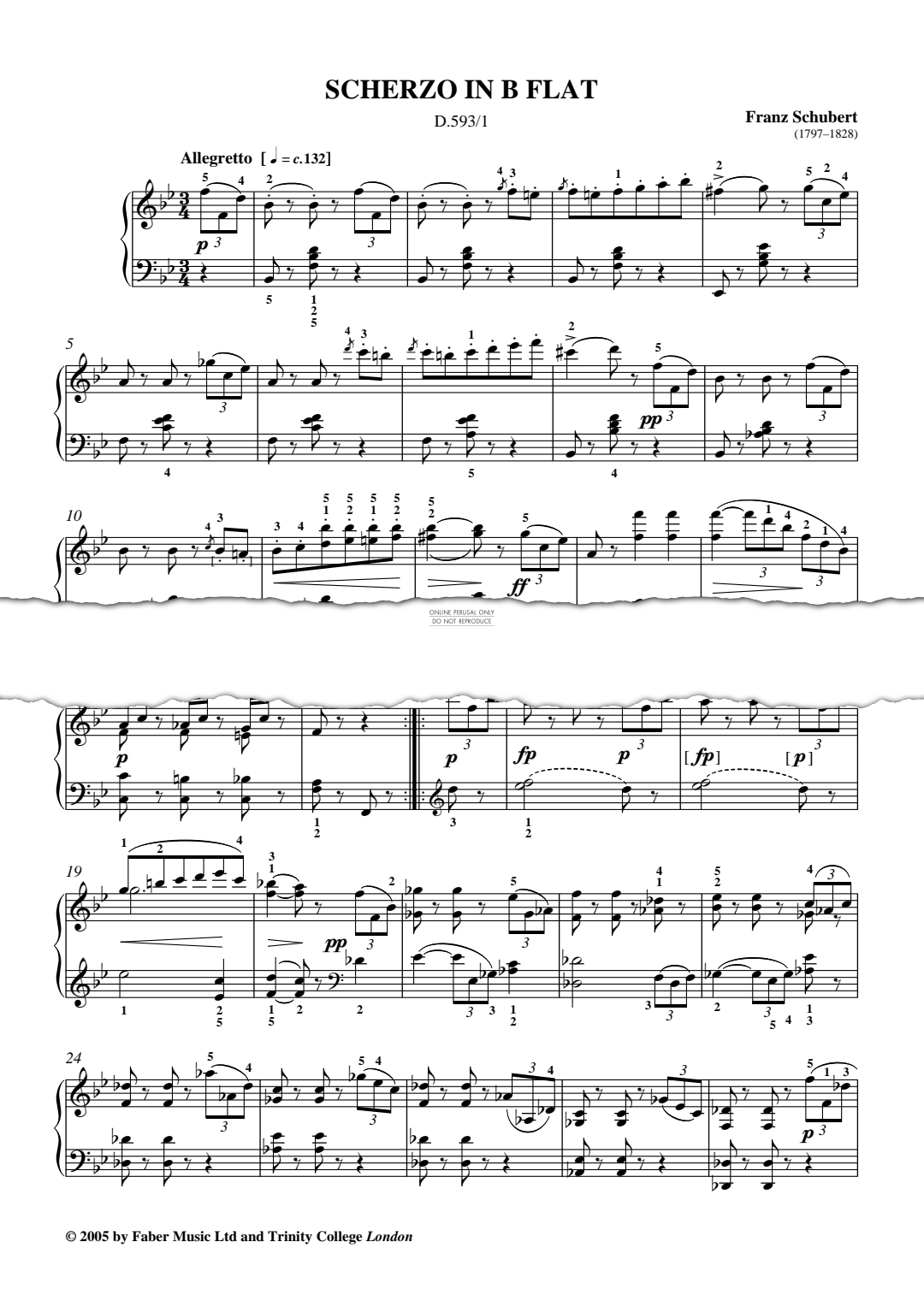 Product picture to: Scherzo In B Flat