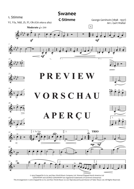 Produktgalerie: Seite 6 von 21 Swanee , , (Quintett flexible Besetzung)