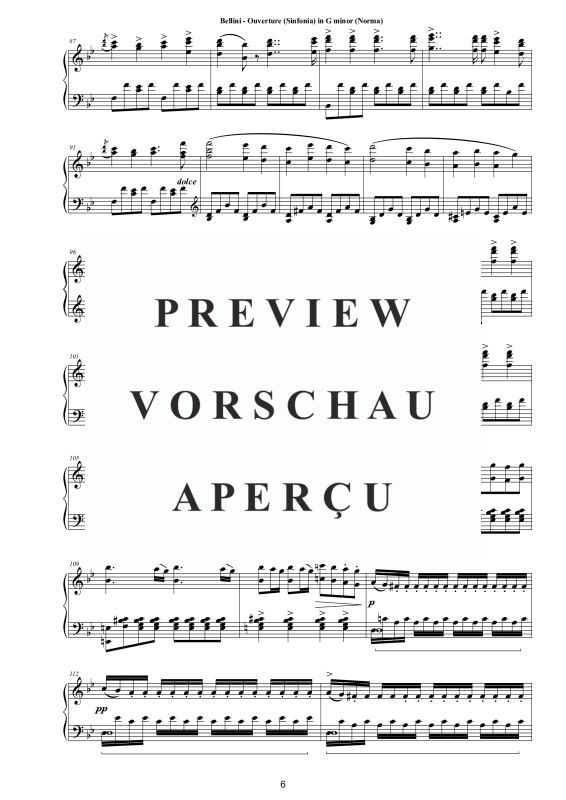 Produktgalerie: Seite 7 von 11 Ouverture (Sinfonia) (Norma), , Klavier Solo