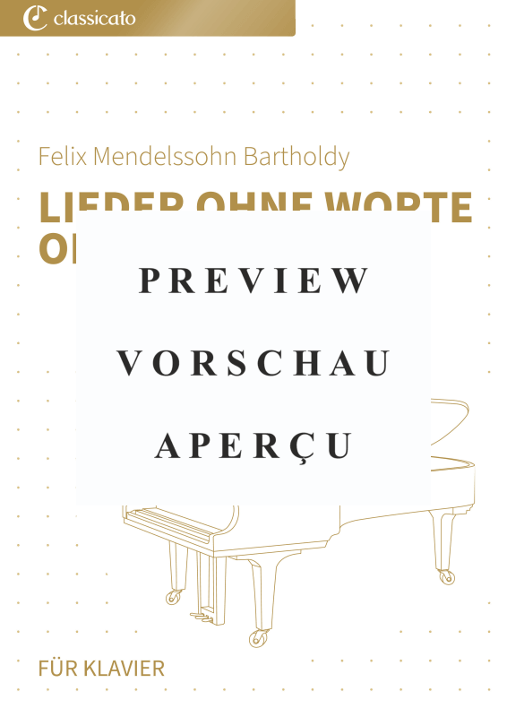Product gallery: Page 2 of 11 Lieder ohne Worte op. 62, , Solo Piano
