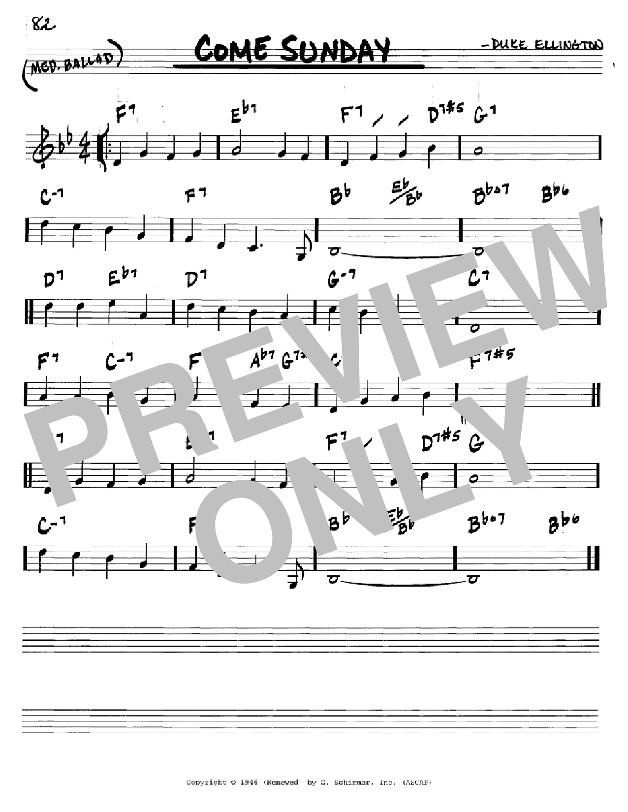 Produktbild zu: Come Sunday
